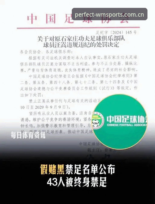 足球反腐数据全景指南：从完美体育平台透析第三批禁足名单的行业警示